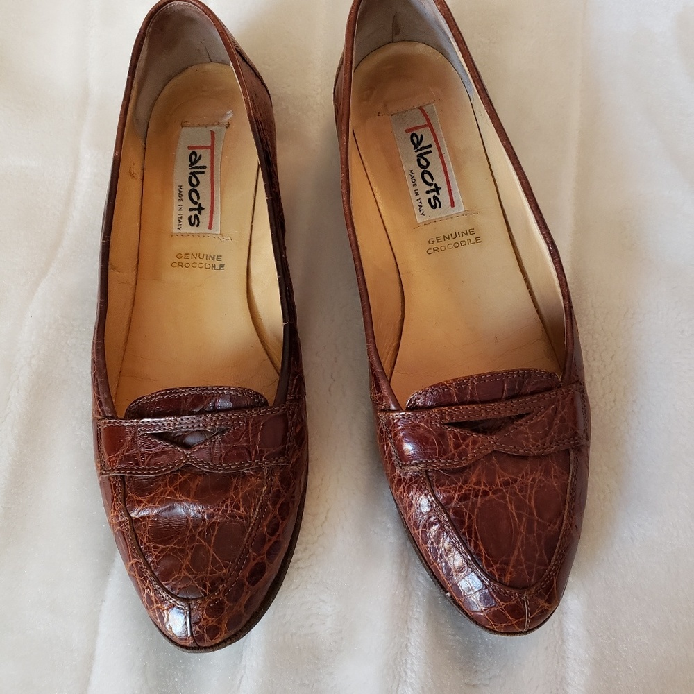 Talbots genuine crocodile-size 7.5 Narrow